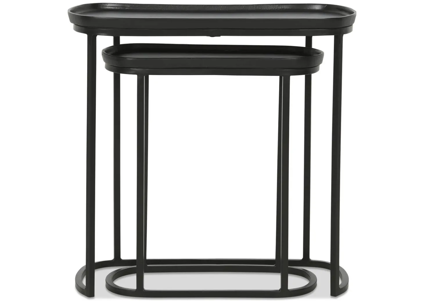 Lisboa Recycled Metal Nesting Table Set -Bronze
