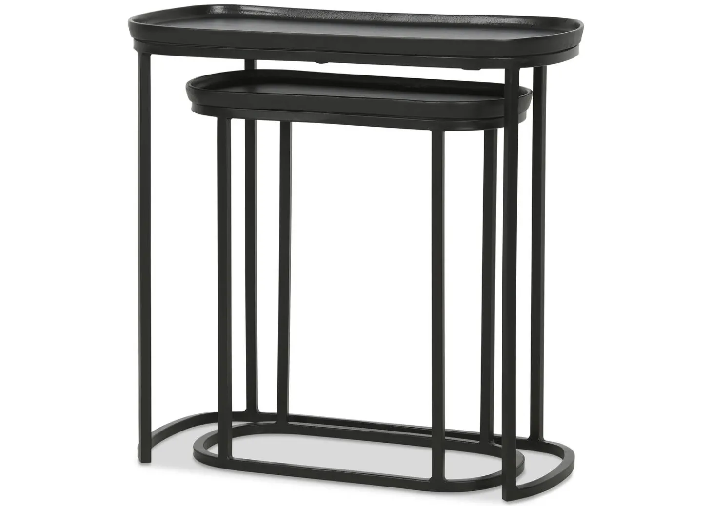 Lisboa Recycled Metal Nesting Table Set -Bronze
