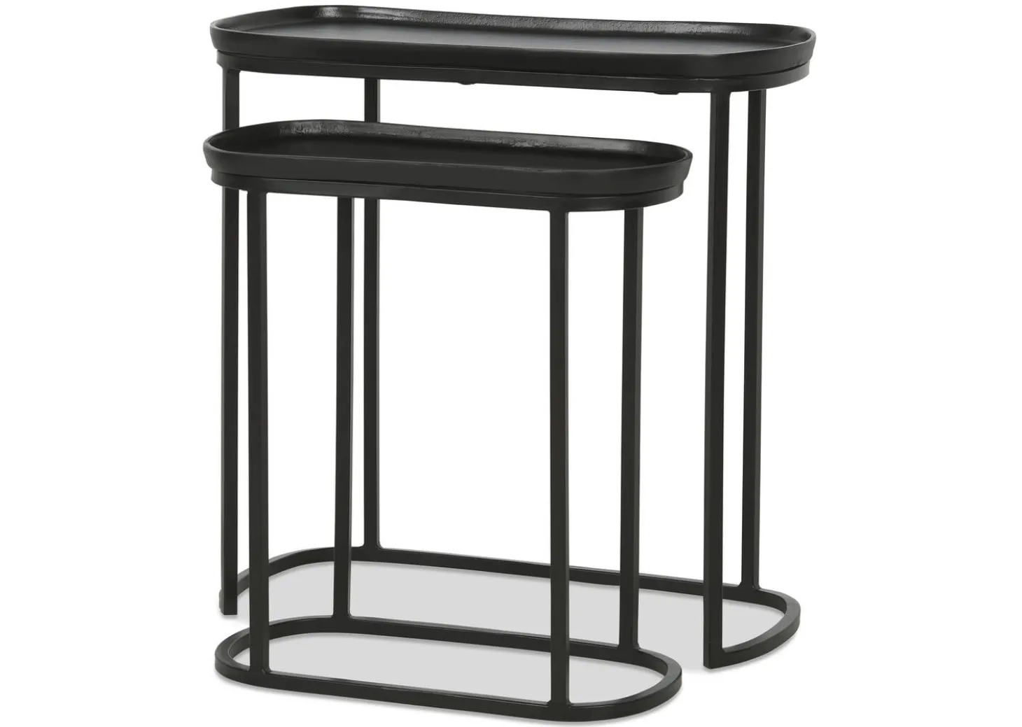 Lisboa Recycled Metal Nesting Table Set -Bronze