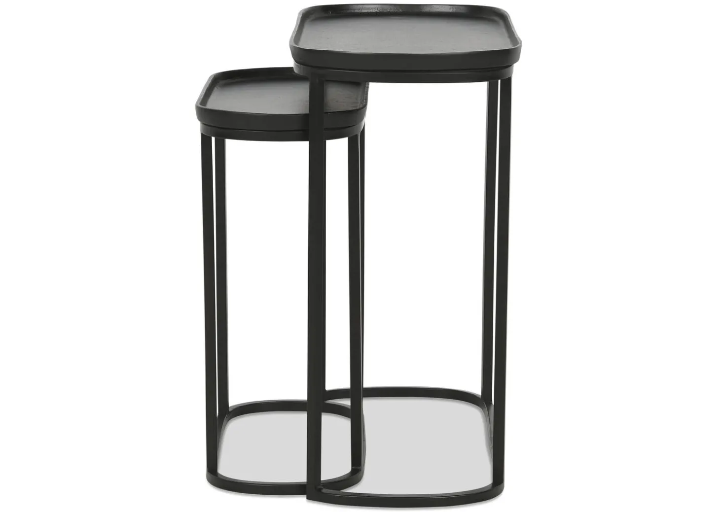 Lisboa Recycled Metal Nesting Table Set -Bronze