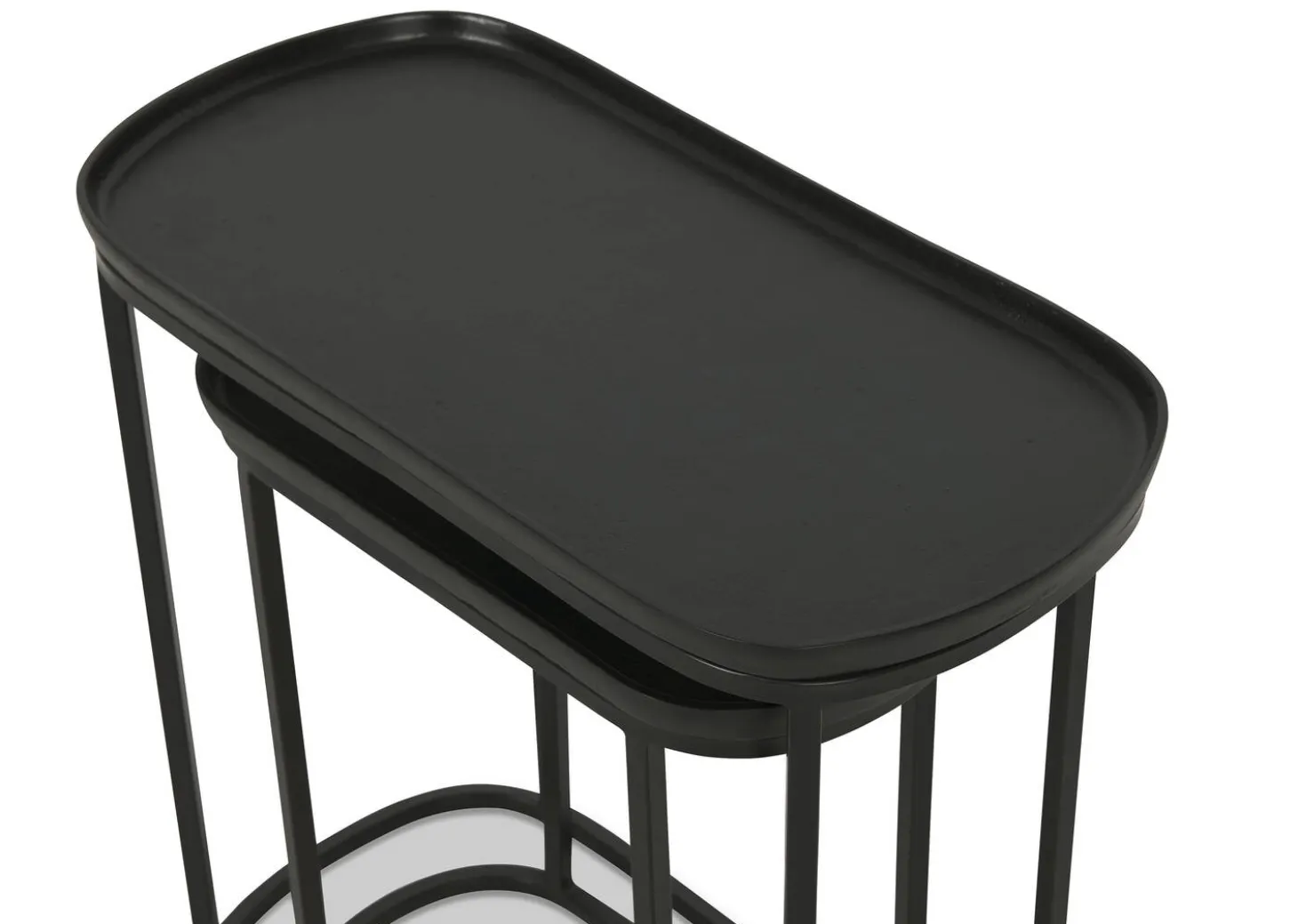 Lisboa Recycled Metal Nesting Table Set -Bronze