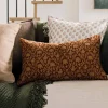 Lizette Printed Pillow 20x20 Iv/Tan