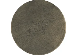 Marsala Recycled Metal Accent Table -Bronze