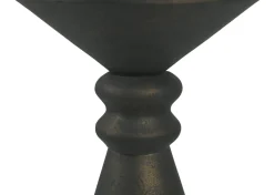 Marsala Recycled Metal Accent Table -Bronze