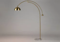 Muse Arc Floor Lamp Brass