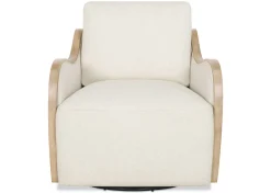 Olivia Swivel Armchair -Mel Ivory