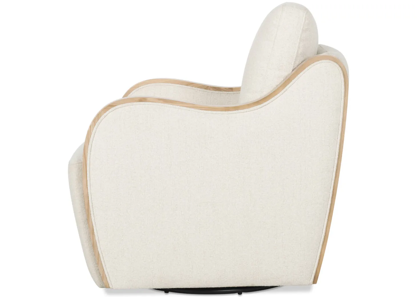 Olivia Swivel Armchair -Mel Ivory
