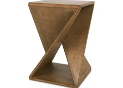 Proux Reclaimed Wood Accent Table -Hughes Ale