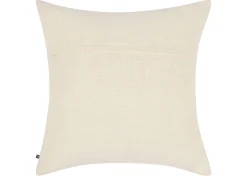 Ramea Cotton Floral Pillow 20x20 Ivory/Brown