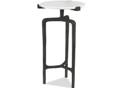 Rorik Recycled Metal Accent Table -Bronze