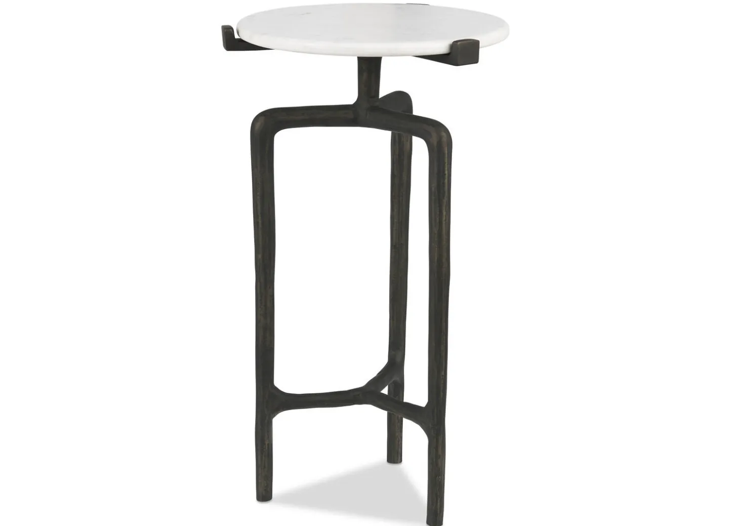 Rorik Recycled Metal Accent Table -Bronze