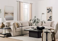 Rosamonde Square Coffee Table -Rhett Java