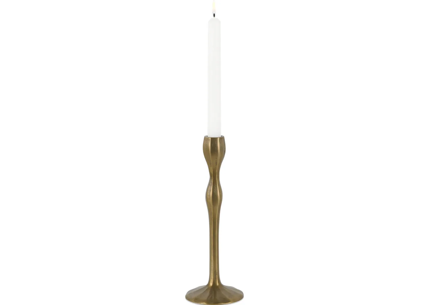 Ryah Candle Holder Antiqued Brass