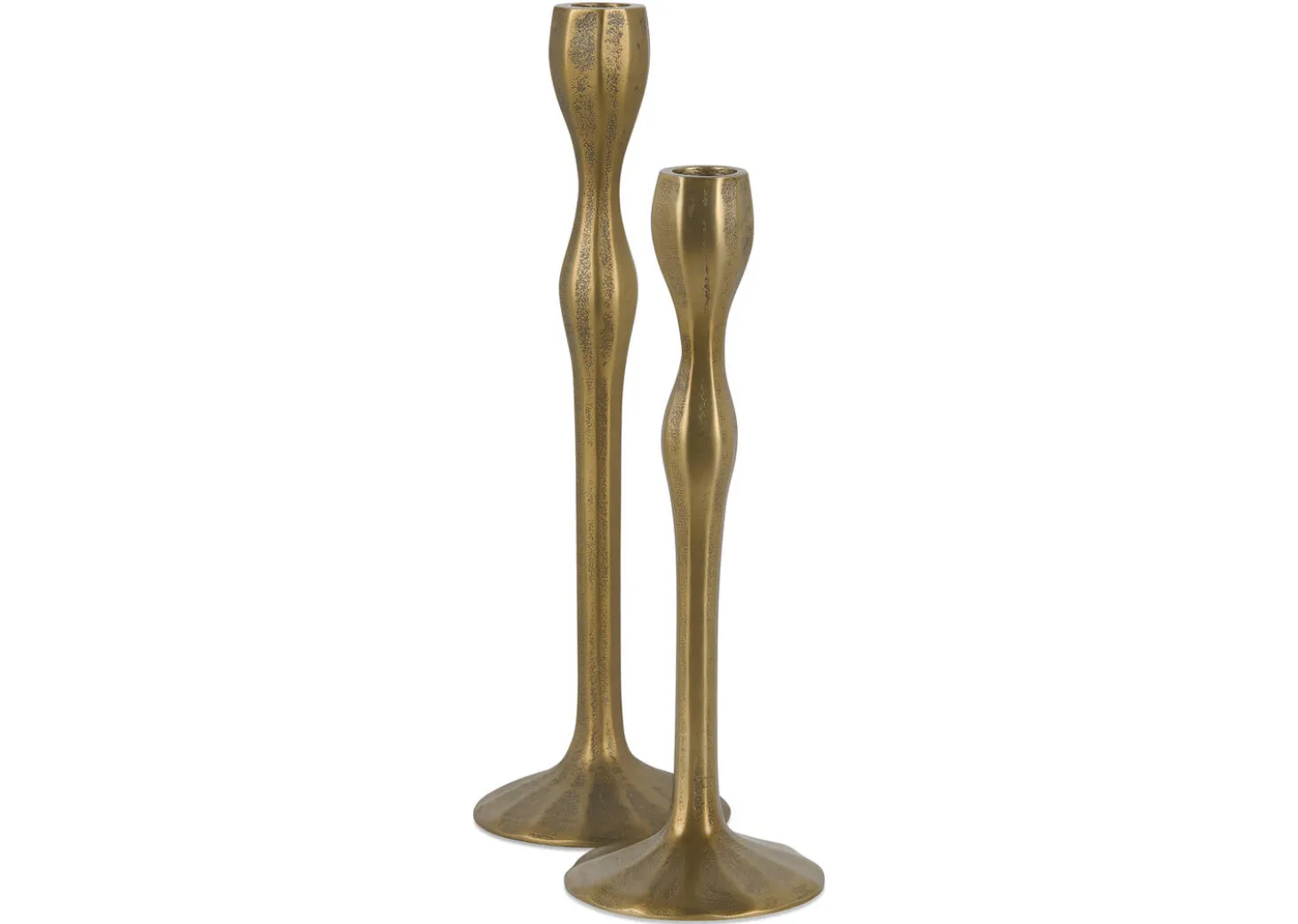Ryah Candle Holder Antiqued Brass