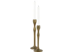 Ryah Candle Holder Antiqued Brass