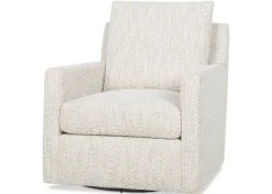 Sadie Swivel Armchair -Zell Pearl