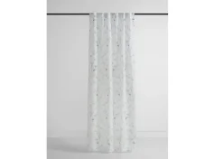 Sally Floral Sheer Curtain Panel 96" Ivory/Multi