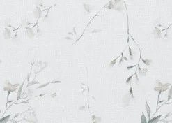 Sally Floral Sheer Curtain Panel 96" Ivory/Multi