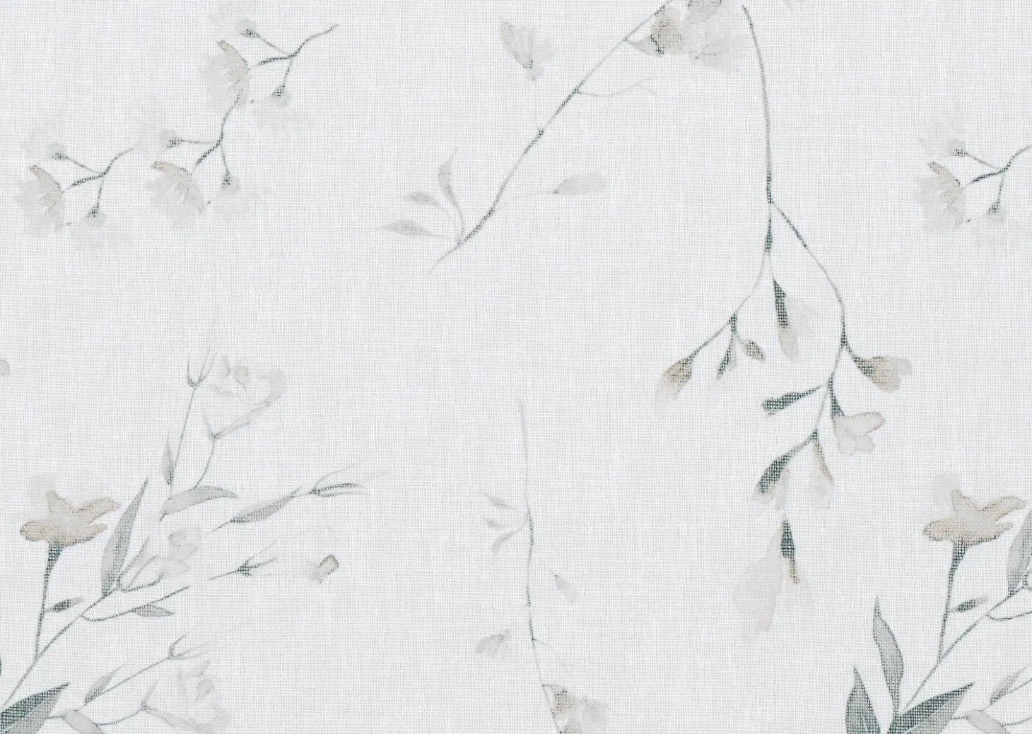 Sally Floral Sheer Curtain Panel 96" Ivory/Multi