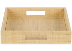 Silvana Raffia Tray Rectangular Natural