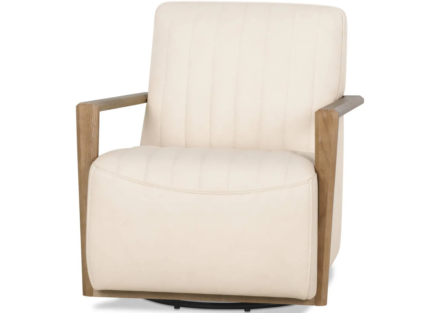 Simone Leather Swivel Chair