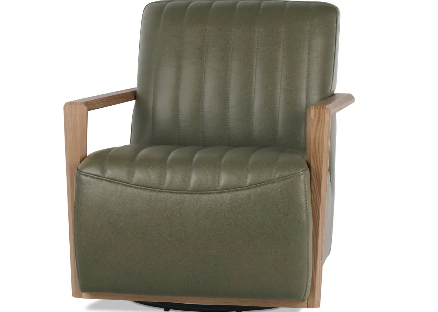 Simone Leather Swivel Chair