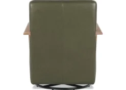 Simone Leather Swivel Chair