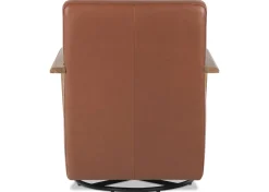 Simone Leather Swivel Chair