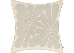 Sylva Cotton Floral Pillow 20x20 Iv/Sand