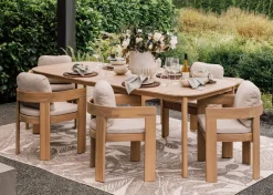 Tonga Outdoor Dining Table -Natural
