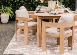 Tonga Outdoor Dining Table -Natural