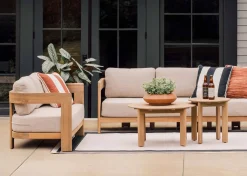 Tonga Outdoor Loveseat -Elio Oyster