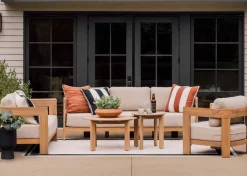 Tonga Outdoor Side Table -Natural