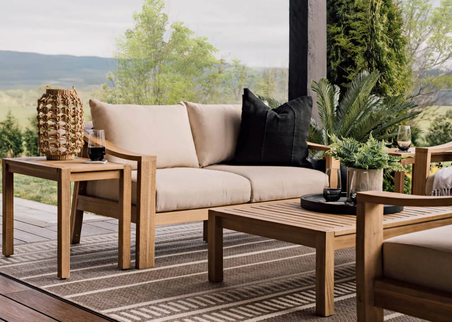 Tulum Outdoor Coffee Table -Natural