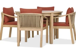 Tulum Outdoor Round Dining Table -Natura