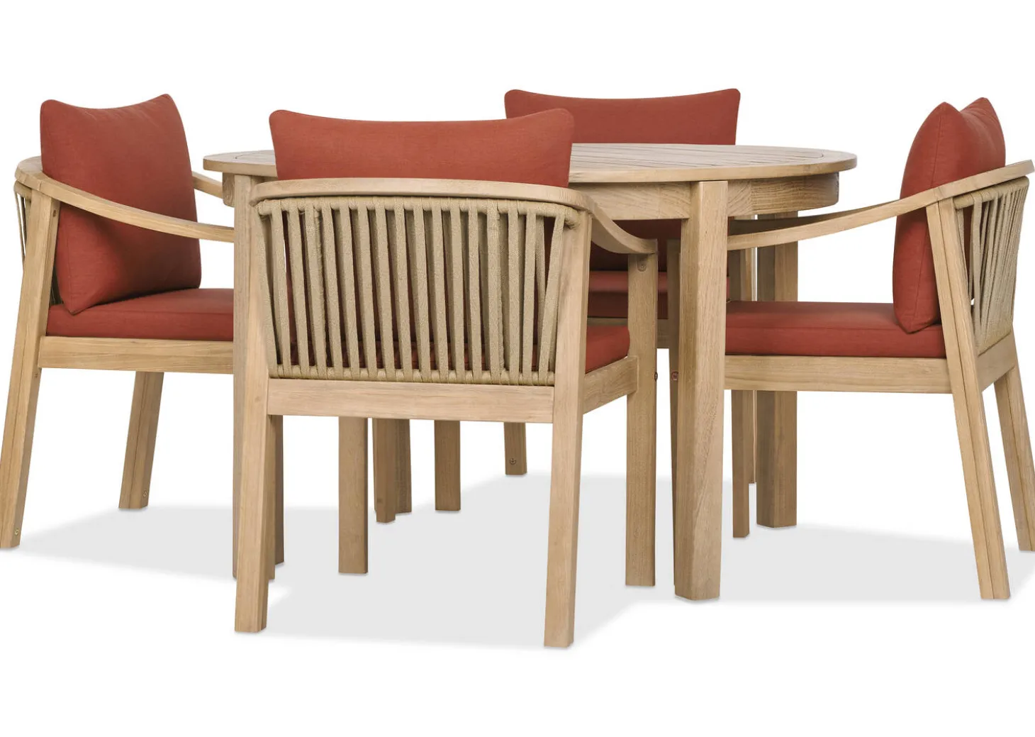 Tulum Outdoor Round Dining Table -Natura