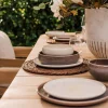 Tusket 16 piece Dish Set Brown