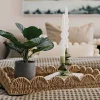 Twist Taper Candles Set White