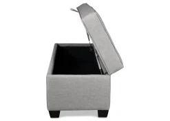 Vault Custom Storage Ottoman 60x18"