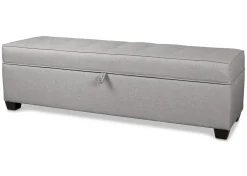 Vault Custom Storage Ottoman 40x18"