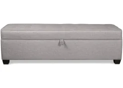 Vault Custom Storage Ottoman 50x18"