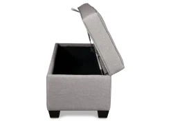 Vault Custom Storage Ottoman 50x18"
