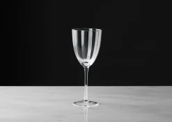 Violet Wine Glass Clear
