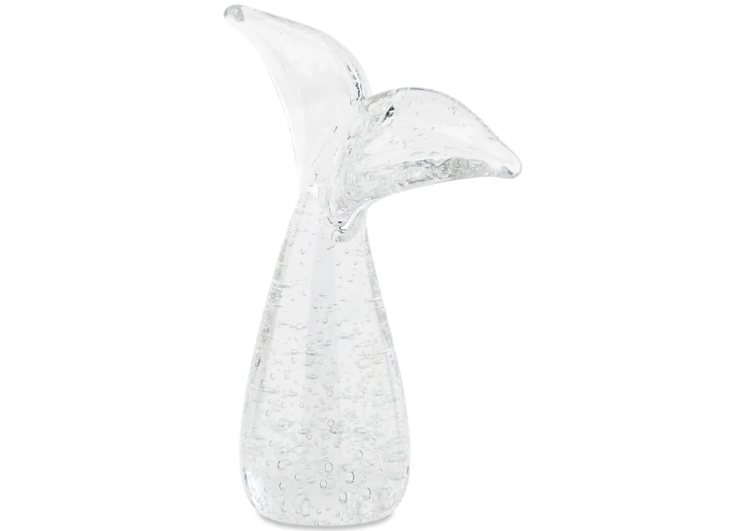 Whale Tail Decor Clear