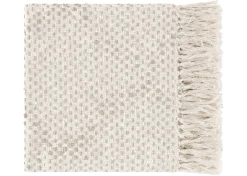 Withers Cotton Throw Natural/Ash