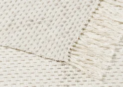 Withers Cotton Throw Natural/Ash
